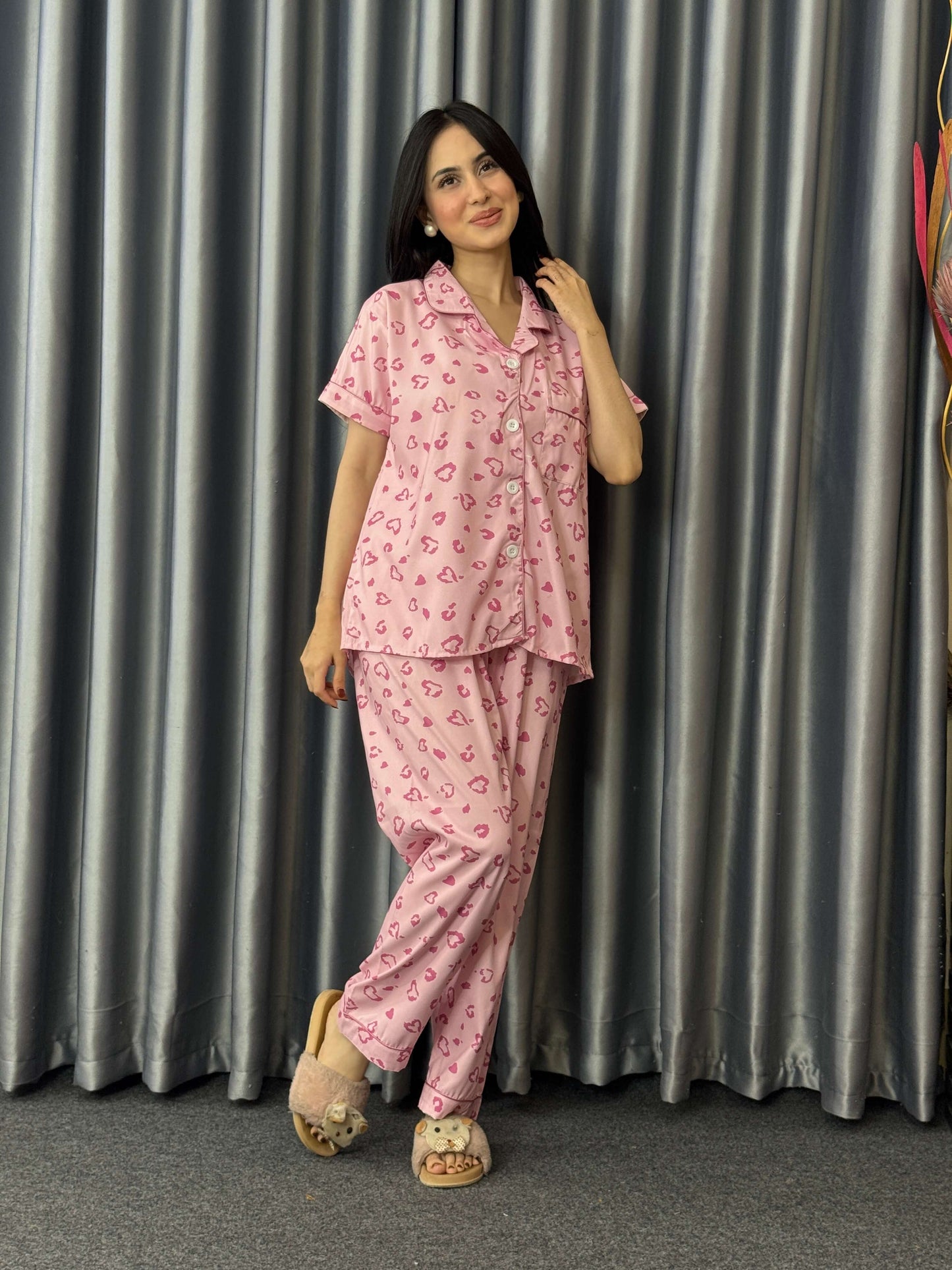 Sweetheart Dream Pajama Set - Short Sleeve