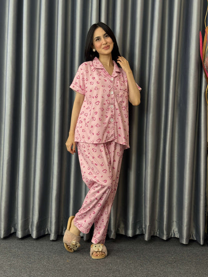 Sweetheart Dream Pajama Set - Short Sleeve