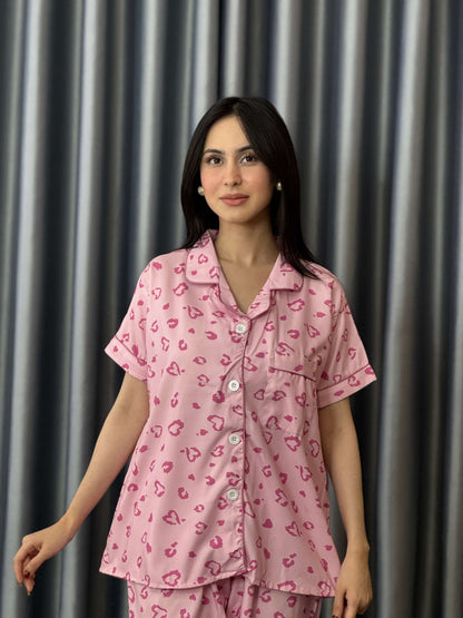 Sweetheart Dream Pajama Set - Short Sleeve