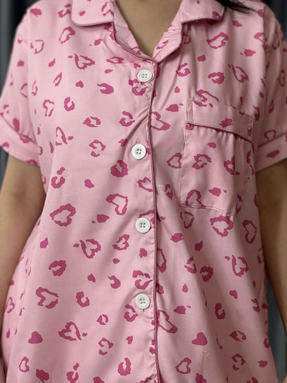 Sweetheart Dream Pajama Set - Short Sleeve
