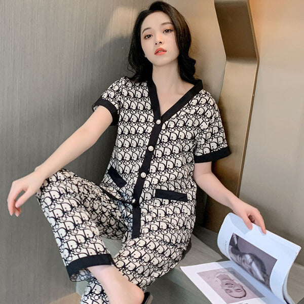 Luxury Printed Lounge Co-Ords Set