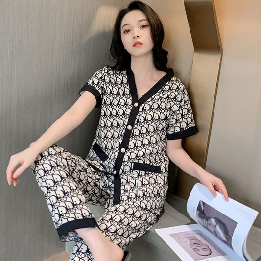 Luxury Printed Lounge Co-Ords Set